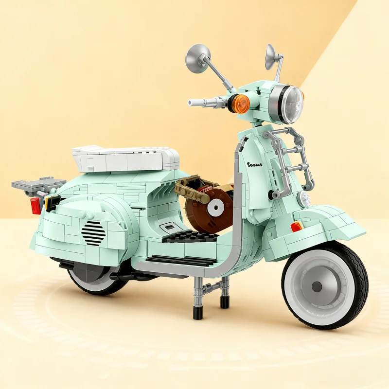 

New Motorcycle 1078PCS Kids Building Blocks Assembly Toys Lamb Motorcycle Bricks Model For Boys And girls Birthdays DIY Gifts