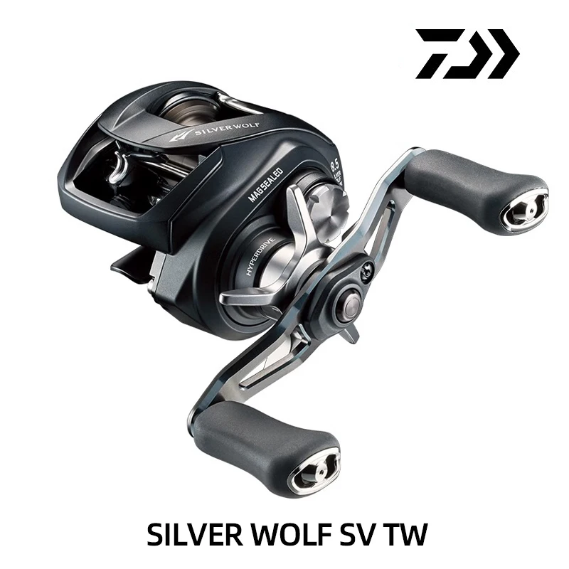 

DAIWA SILVER WOLF SV TW PE SPECIAL Baitcast Reel Fishing Reels 1000XH 1000XHL Drag 5kg 10+1BB 8.5:1 Casting Saltwater Reels