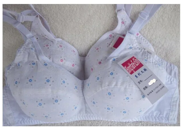 32 34 36 38 40 42 44 A B cup Pregnant women thin cotton bra back buckles Big Bust available wireless young girl bra bh C11