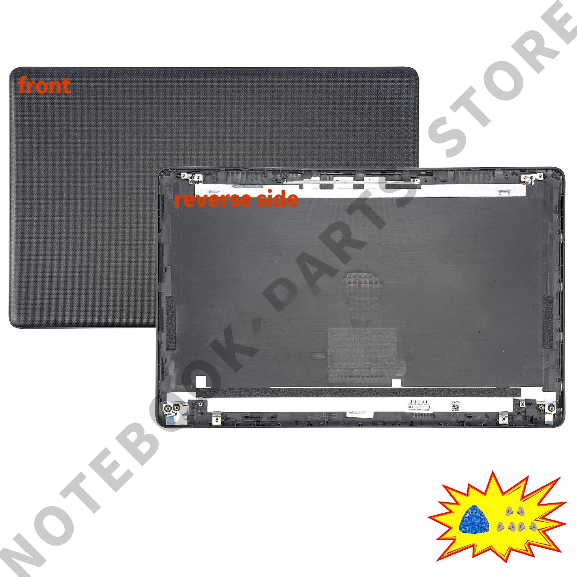 New For 250 G7 255 G7 15-DA 15-DB TPN-C135 TPN-C136 Black LCD Back Cover/Front Bezel/Hinges/Palmrest/Bottom Case L20433-001