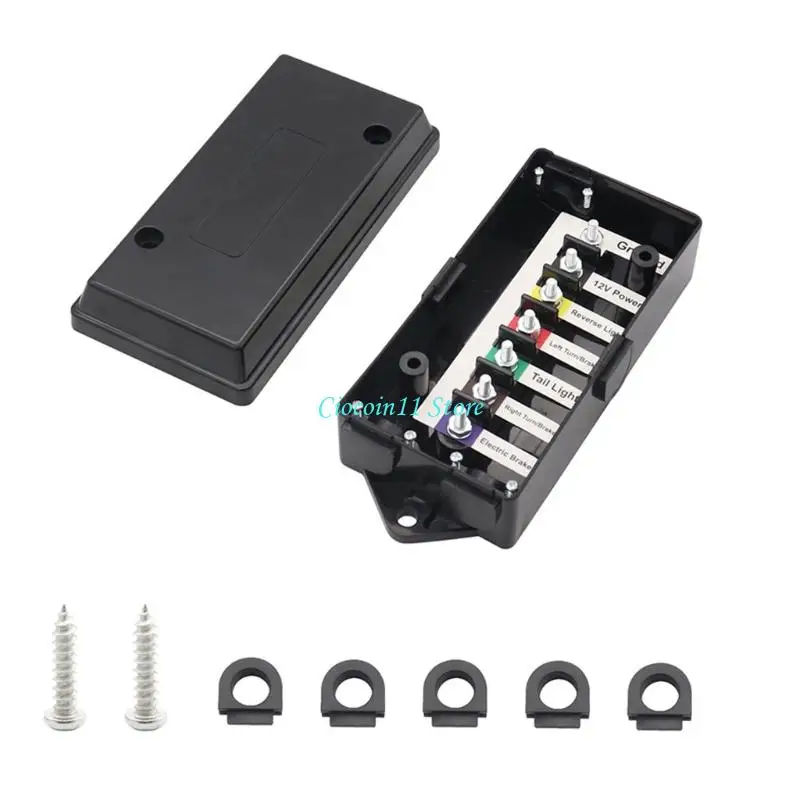 

Y1UB Weatherproof 7 Way Junction Box Designed for Easy Mounting on Trucks and Trailers