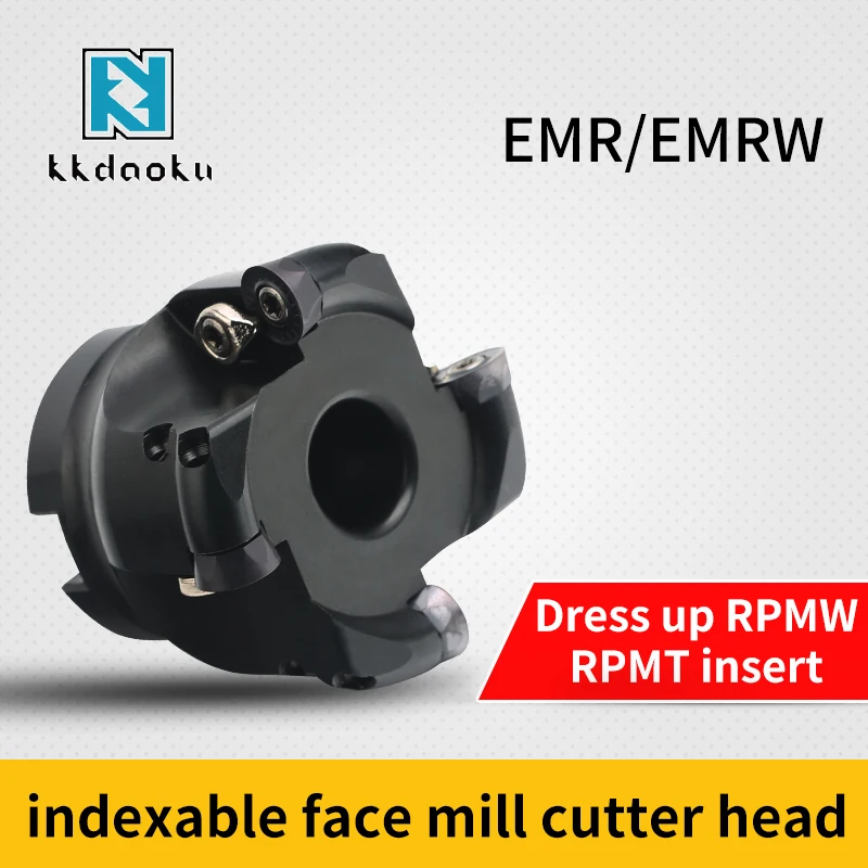 

High Precision Face Milling Cutter Head Indexable Milling Cutter Tool EMR-5R-50-22-4T EMR-6R100-32 EMRW-6R-160-40-8T