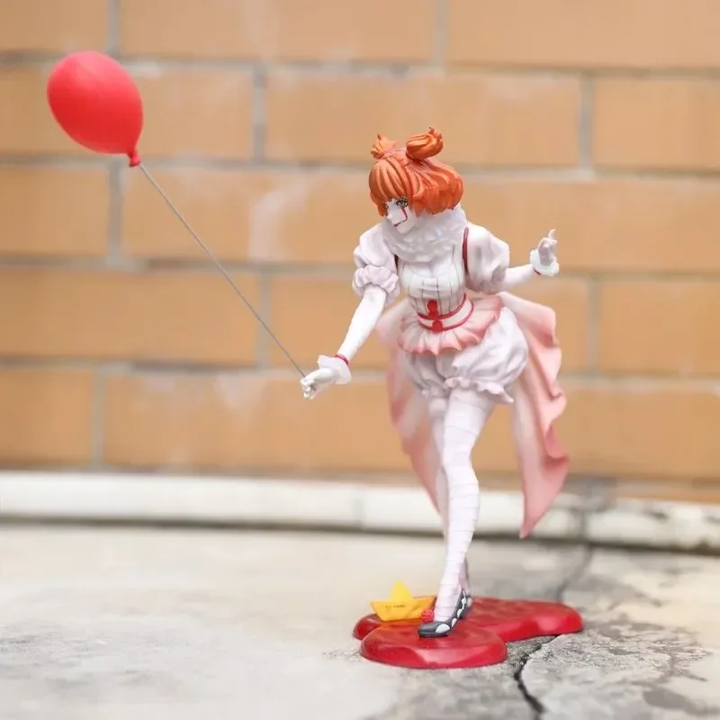 Figura anime da 19 cm It Joker Pennywise Action PVC Figure Joker Girl Figurine Collection Modello bambola regalo