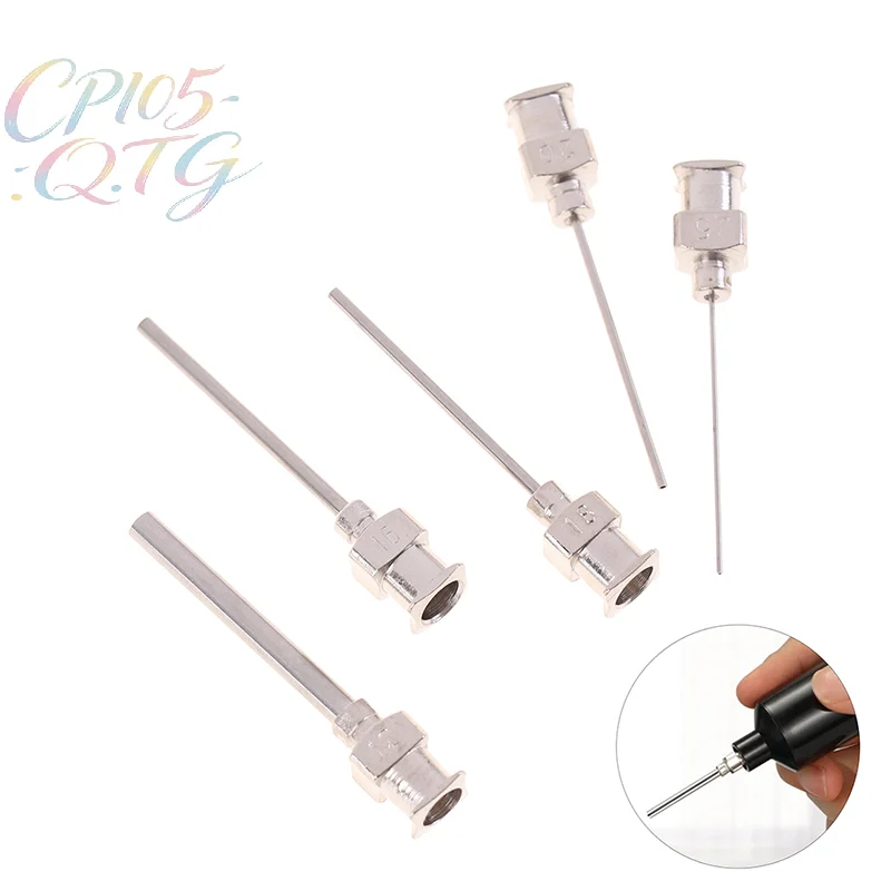 

Hot Sale 5Pcs Gauge Blunt Stainless Dispensing Syringe Needle Tip 12/16/18/20/25/38G