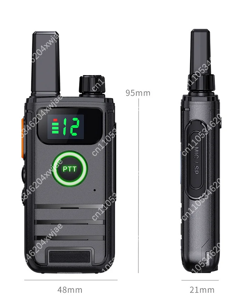 Mini Slim Handheld Two Way Radio High Power Civil Wireless Intercom Micro Walkie Talkie For Hotel Catering Outdoor Activities