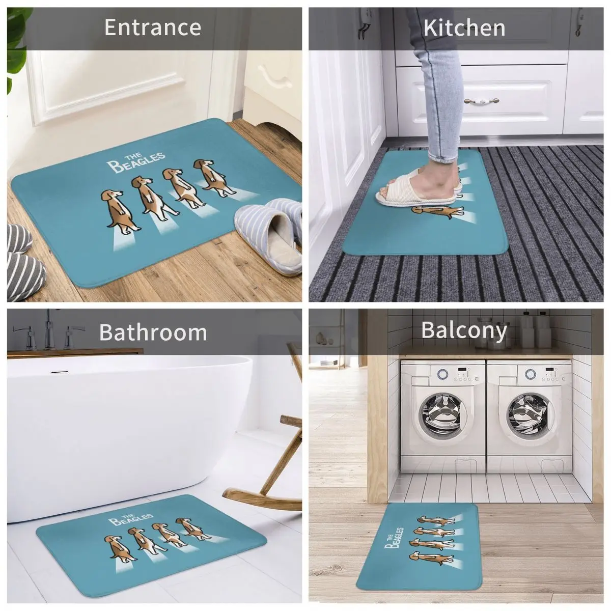 Funny Words Bedroom Mat The Beagles Doormat Kitchen Carpet Outdoor Rug Home Decor