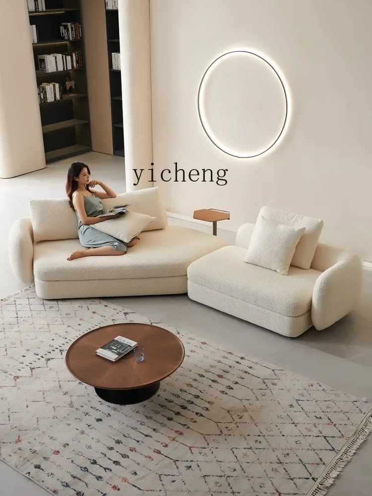 

TWR sofa living room modern simple light luxury small apartment straight row three people