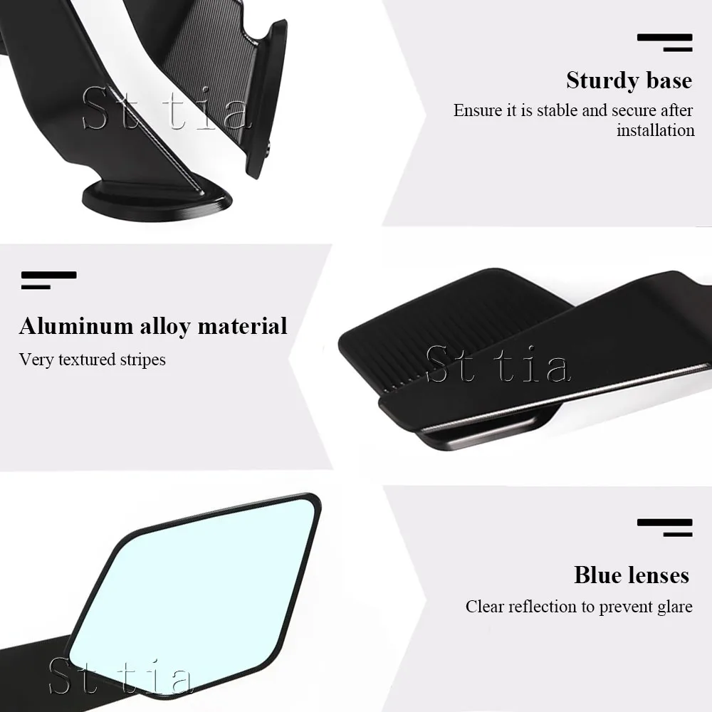 لأبريليا RS660 RSV4 1100 20-25 المرايا الشبح المرايا الرياضية الجنيحات مجموعات مرآة قابل للتعديل المرايا دراجة نارية الجناح المرايا #4