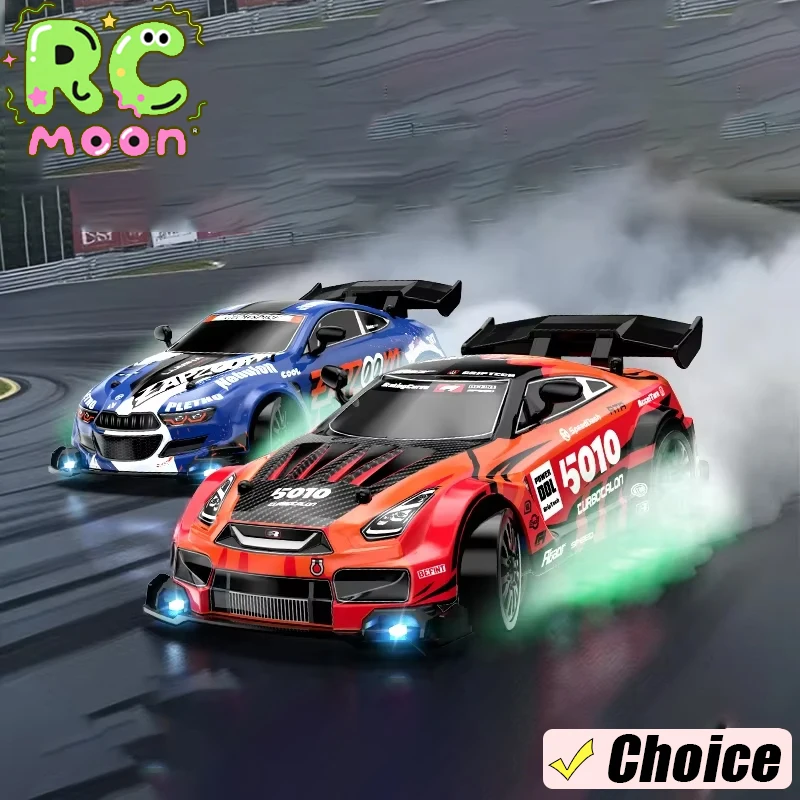 

4-Wheel Drive Drift Remote Control Car 2.4g With Light Remote Control Electric Car Long Battery Life Electric Toys Gifts