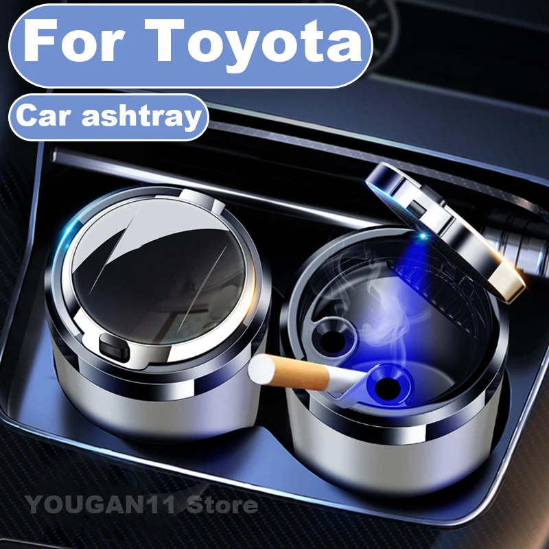 

Автомобильная пепельница с защитой от запаха для Toyota Proace City Crown Signia Hilux RAV4 Corolla Cross Hybrid bZ4X bZ3X bZ3 Yaris Cross аксессуар