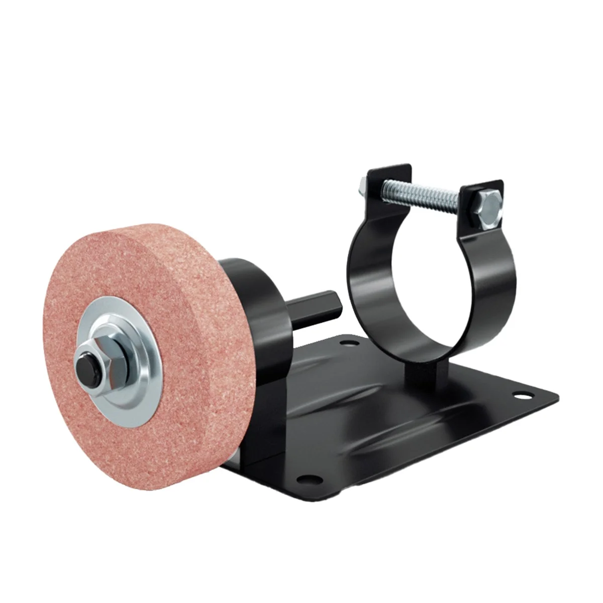 BAAQ ผู้ถือสว่านไฟฟ้าฐานซานเดอร์พร้อมล้อเจียรขัดโลหะ Sharpening Converter สว่านไฟฟ้าผู้ถือตัด