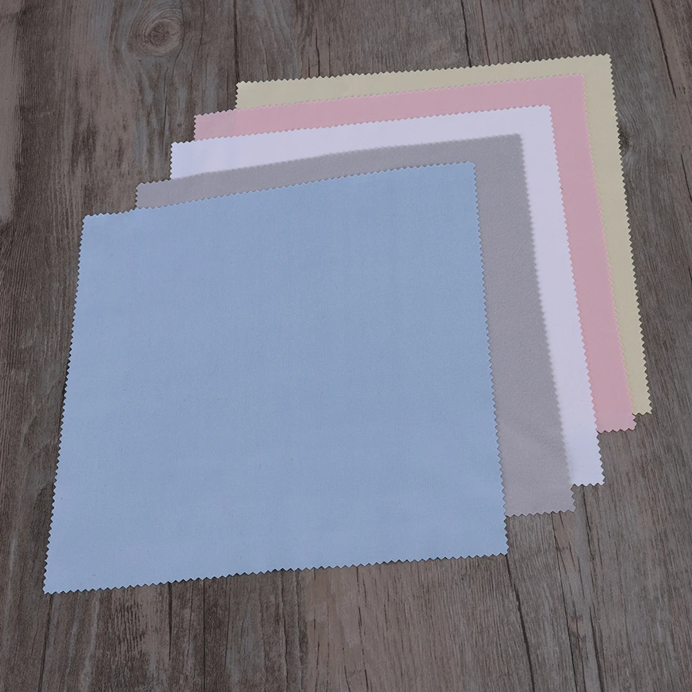 

100 Pcs Microfiber Cleaning Cloths Lint Free Reusable Washable Glasses Cloth For Lens Screen Electronics Watches Jewelry