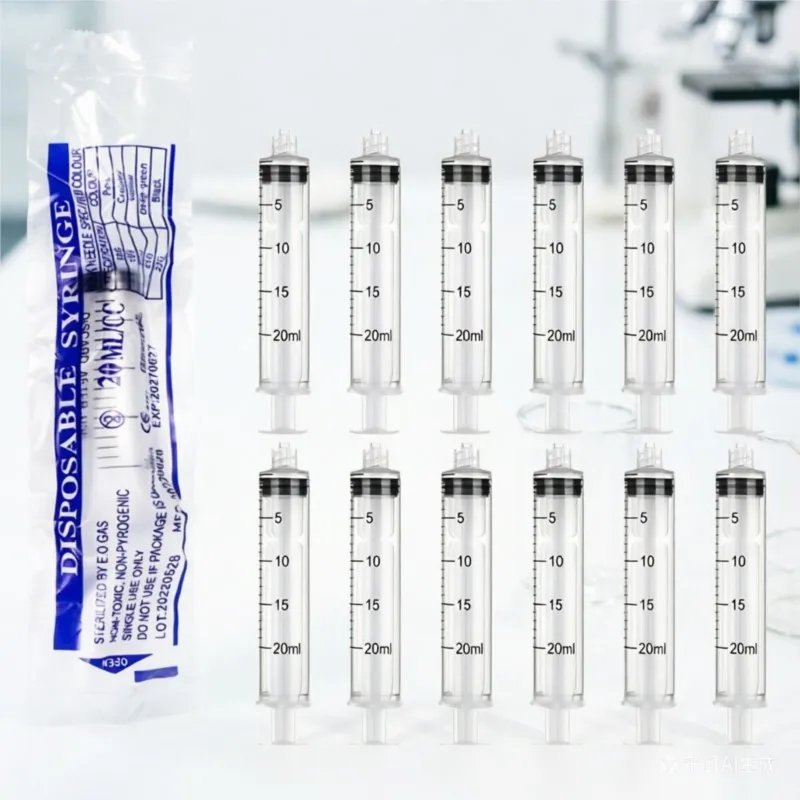 

20ML Luer Lock Syringe Sterile individually Packed Without Needle Measuring Scientific Labs Feeding Animals Tools 10-50Pcs