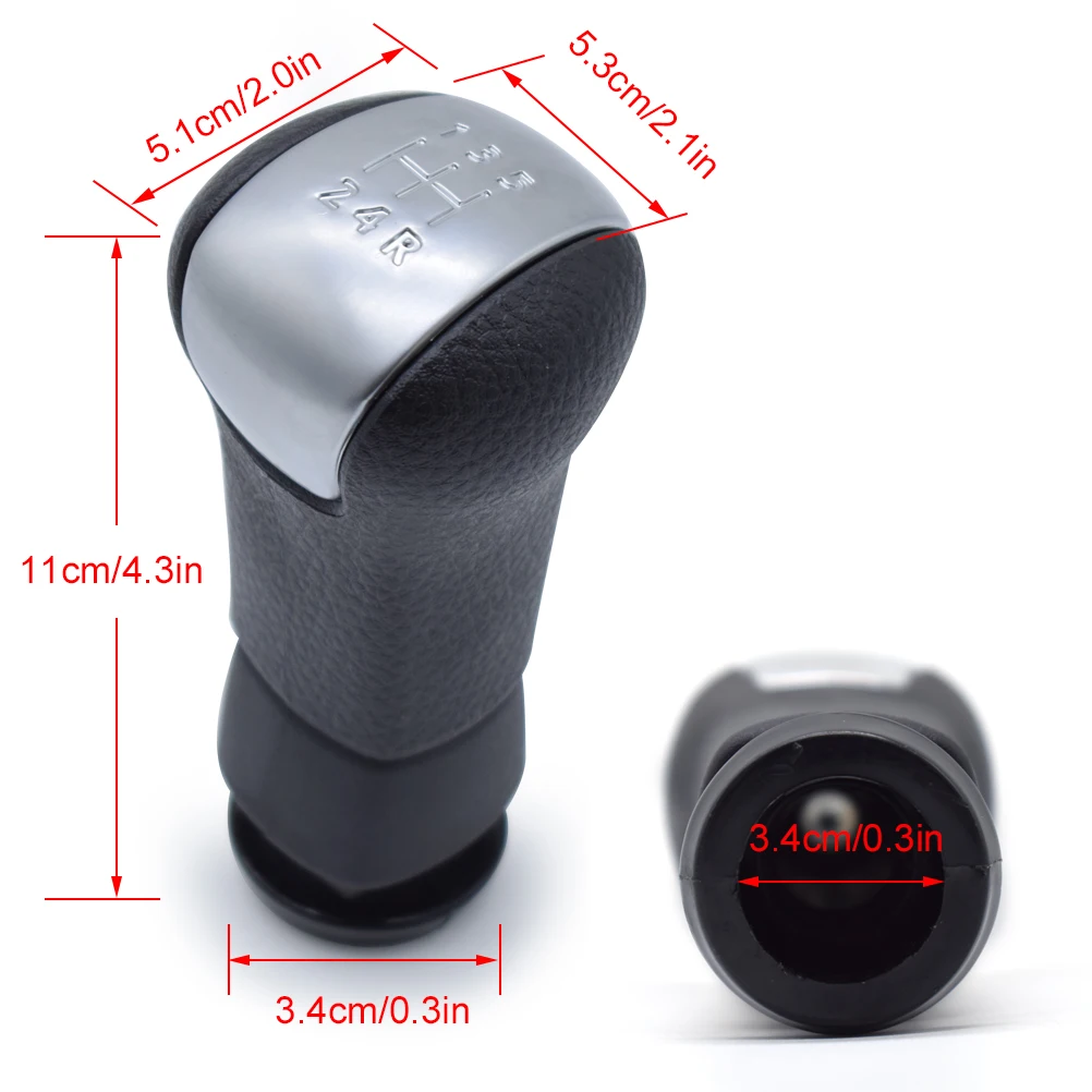 APKTNKA 5 Speed MT Car Gear Shift Knob For Nissan Qashqai J10 X-trail Manual Gear Shift Shifter Lever Stick Pen Arm Head Ball