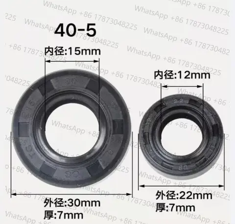 40 st trimmer vevaxel oljetätning 12x22x7 15x30x7 för skärare MITSUBISHI TL33, TL43, TL50, TL52, TU26, T200, T240 CG430 CG520 12 best sales Mitsubishi TL43 - №10