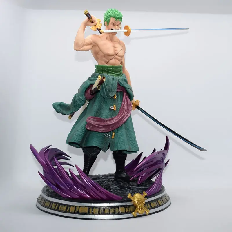 Anime One Piece Roronoa Zoro Battle Statue GK PVC Action Figure Collection Model Toys Doll Gifts