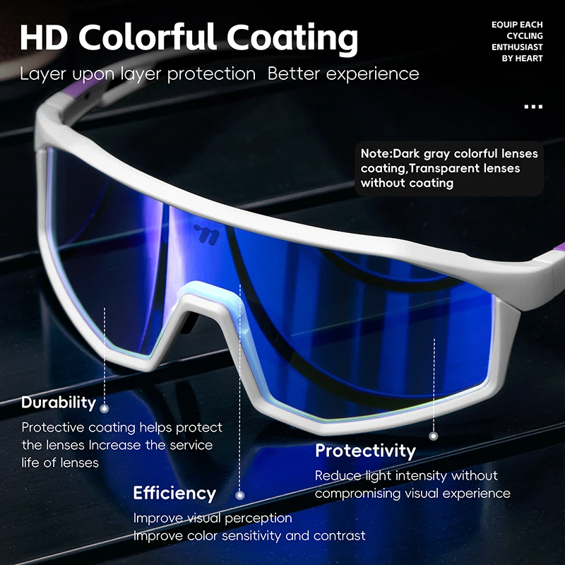 غرب ركوب الدراجات الرجال النساء UV400 الدراجة النظارات الشمسية اللونية الرياضة الدراجات نظارات في الهواء الطلق نظارات الجبلية دراجة ركوب التنزه حملق