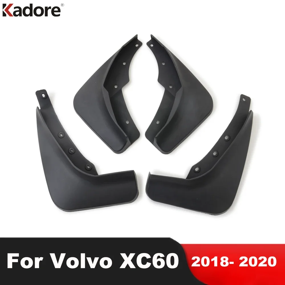 For Volvo XC60 XC-60 2018 2019 Car Mudguards Mud Flap Splash Guards Mudflap Front Rear Protector Guard Fender Accessories