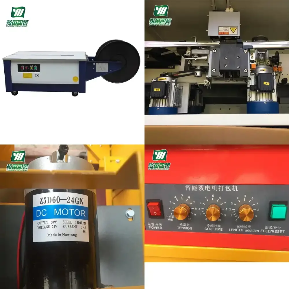 

Low Table Mini Semi-Automatic Strapping Machine for PP Belt Carton Box Strapping and Hand Strapping