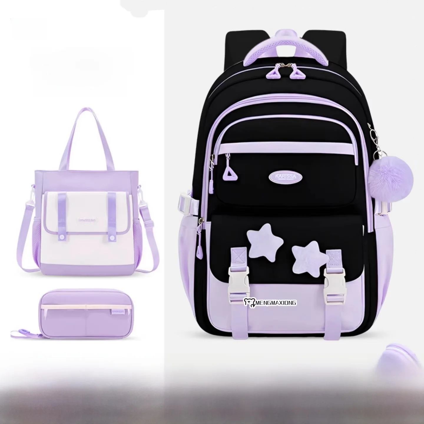 sac-a-dos-scolaire-leger-violet-grande-capacite-pour-filles-du-college-et-eleves-du-primaire-avec-protection-de-la-colonne-vertebrale