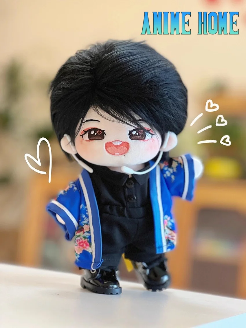 

Плюшевая игрушка Wang Yibo Xiao Zhan Idol Star 20 см, кукла, игрушка, мягкая плюшевая одежда, нарядное платье, косплей, оригинальный MDZS, детский подарок G