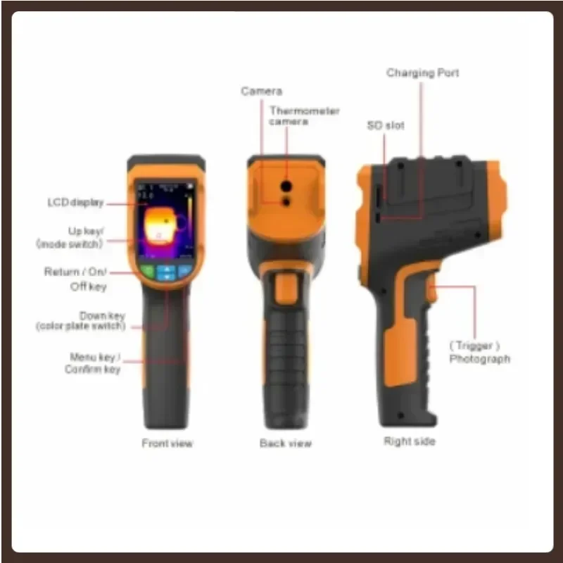 NOYAFA NF-522 Handheld Infrared Thermal Imager -40°C~330 Industrial Thermometer with 5000mAh Lithium Battery for Professional Us