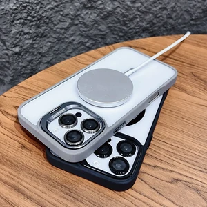 Stoßdichter magnetischer Luxuskoffer Telefon für iPhone 15 16 14 13 12 11 Pro Max für Magsafe Funda 12 Hauptverkäufe Beste Anticocharcharys - №3