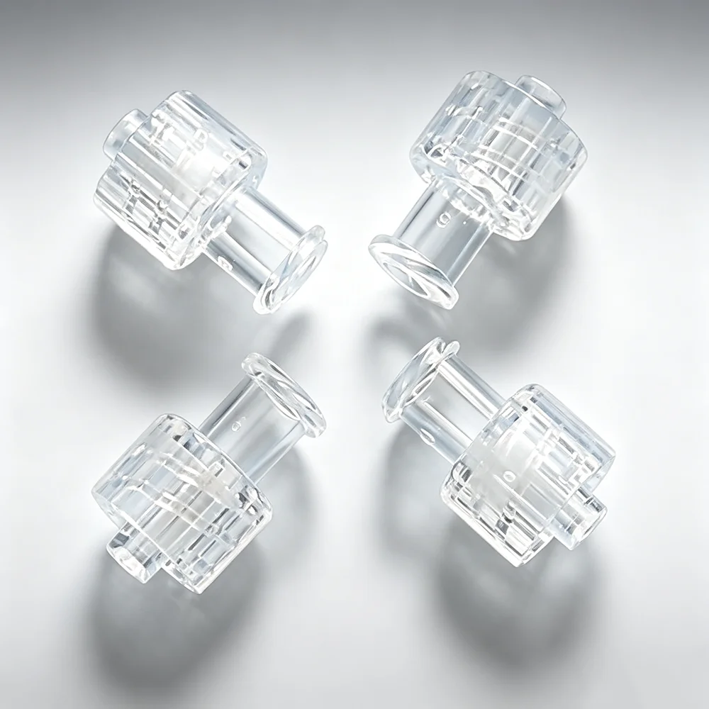 10PCS Medical Grade Clear PC Male And Female Plastic Luer Lock Connector for Medical Equipment