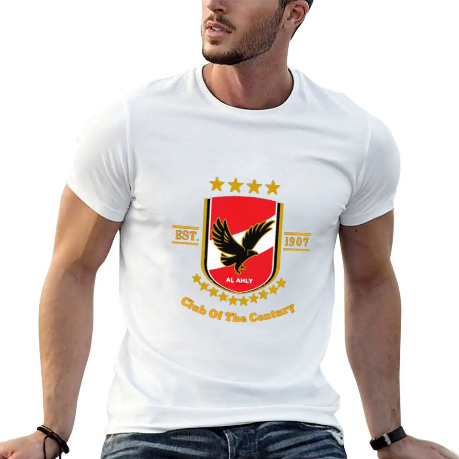 

Al Ahly Club Of The Century T-Shirt man t shirt designer man t shirts cotton T-Shirt