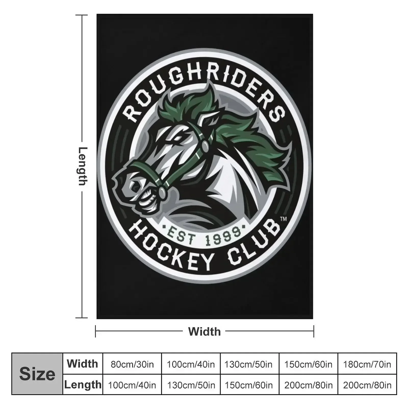 RoughRiders Throw Blanket Single Soft blankets and throws Soft Big heavy to sleep Custom Blankets