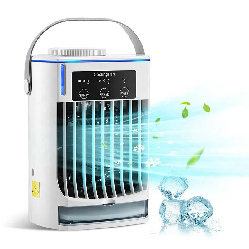 

Mini Portable Air Cooler Fan Electric & USB Powered Water Cooling Conditioner Ventilador Office Mobile Air Conditioners