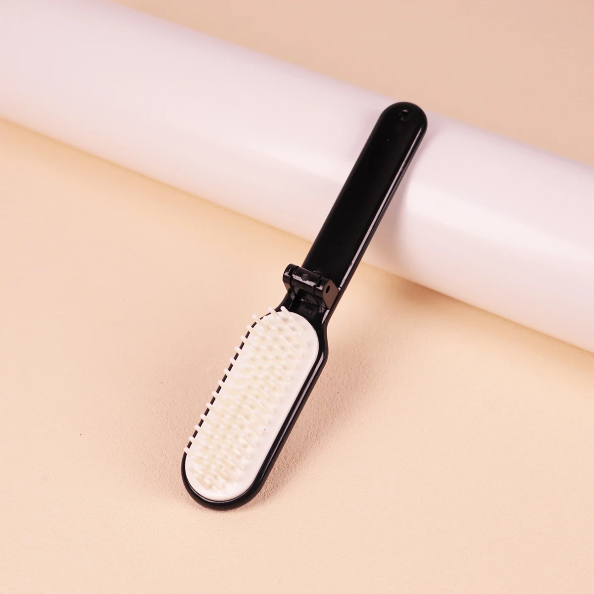 

Hair styling double tone folding comb, anti-static portable travel folding massage comb, special for real hair wigs