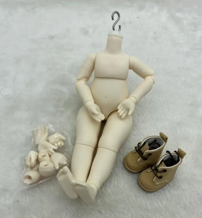 Customized BJD dolls Fat body 18.5cm Body for Blyth doll STO jointed body  white skin - AliExpress 26