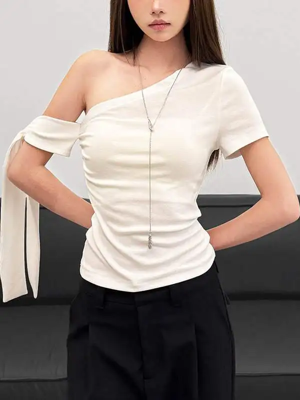 

Женская футболка Slim Fit ort Sve Slant Ne Street Sle, повседневная цветная модная одежда больших размеров