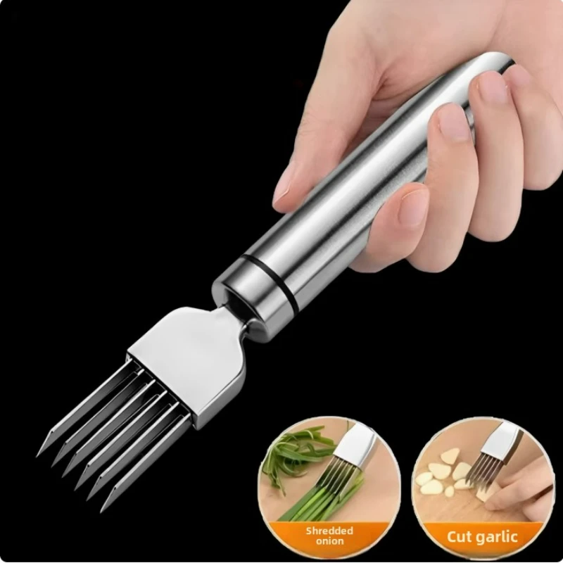 Chopped Green Onion Knife Onion Knife Vegetable Shredders Slicer Multi-slicer Vegetable Tools Multifunctional Stainless Steel