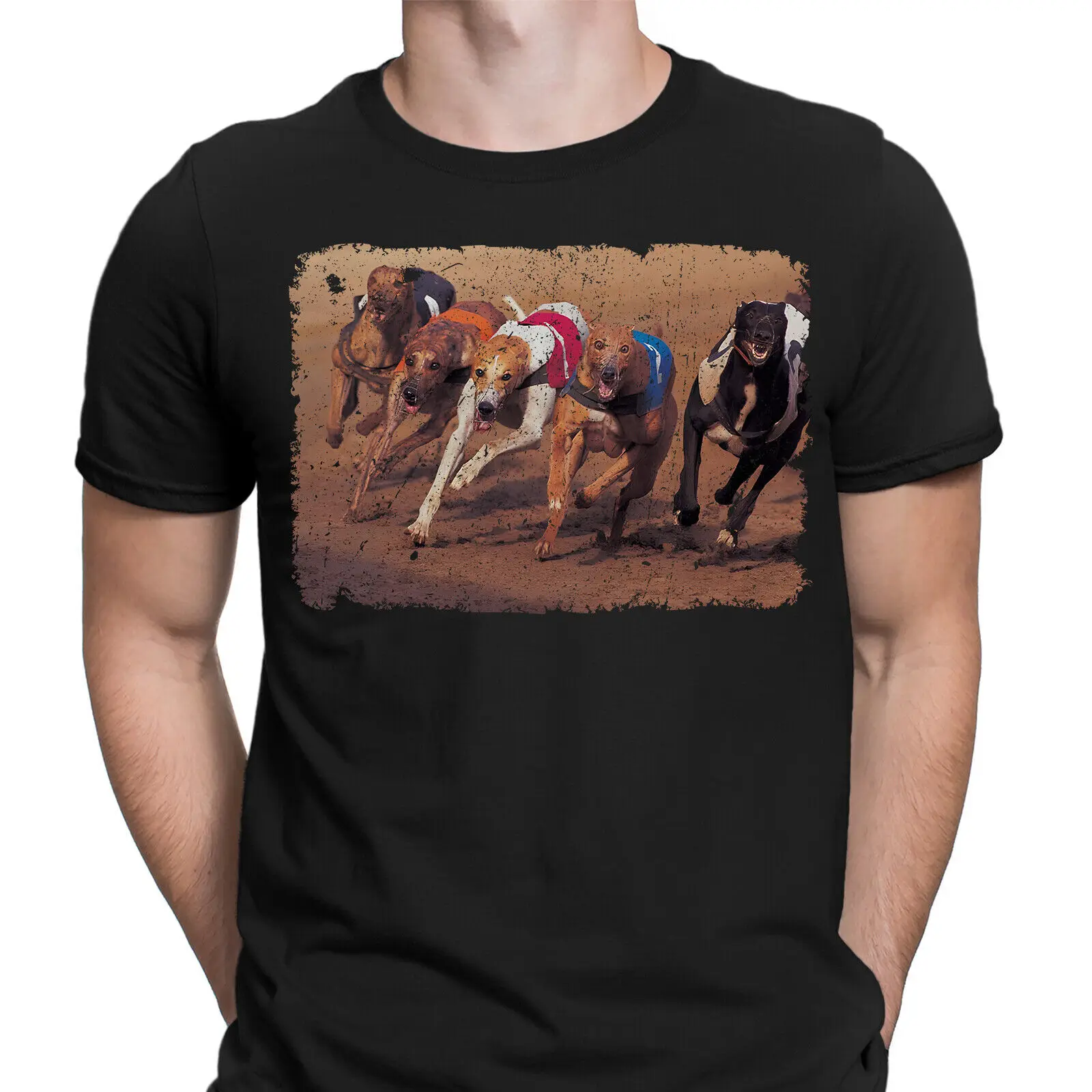 GreyHound Guide Dog Fund Race Runners Charity Race Dogs T-shirt d'entraînement # RDA