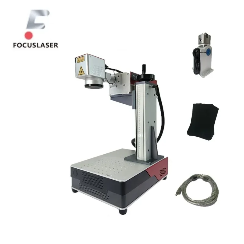 Discount Link 2023 Focuslaser Split 3W 5W High Quality CE High Speed Plastic Uv Laser Marking Machine Work with Lightburn