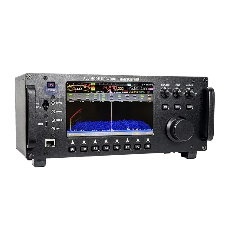Ruisen RS-998 100W Full Mode VHF/UHF Single Side Band SDR Outdoor HAM Transceiver Short Wave 0-15KM Range IPx4 Walkie Talkie