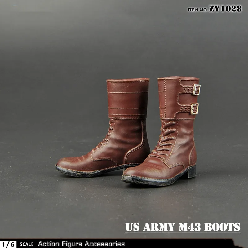 1/6 Scale Black Short Leggings Boots shoes Model For 12''Soldier Action Figure Accessories