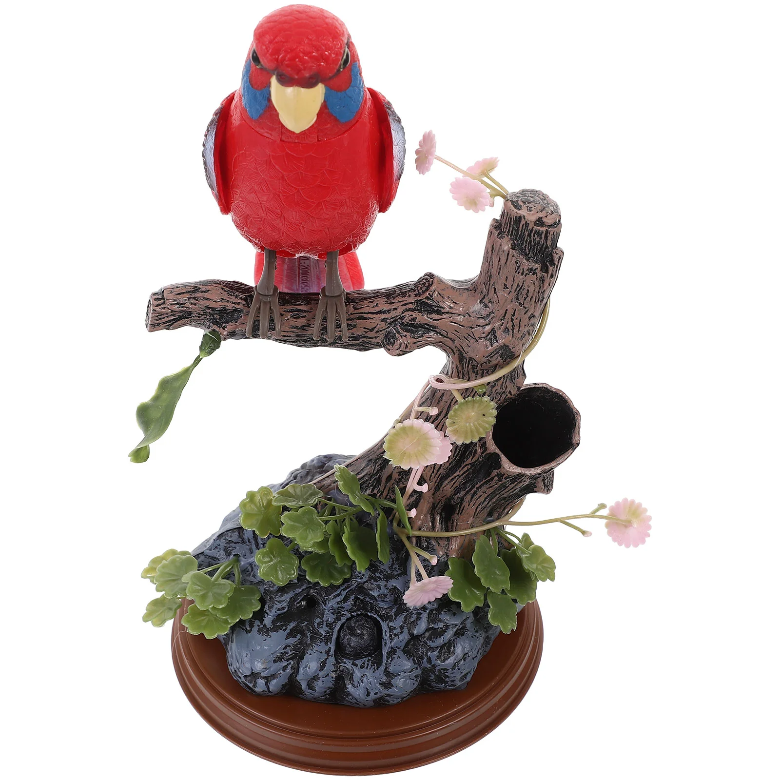 

Parrot Voice Control Toy Electric Talking Bird Kids Garden Adornment Recording Learning Good Helper