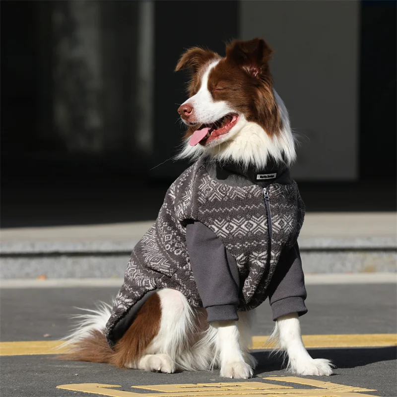 ملابس الكلاب الكبيرة سترة + تي شيرت Dobermann Weimaraner البلجيكي Malinois Border Collie Husky Labrador معطف ملابس الكلاب الكبيرة الكبيرة