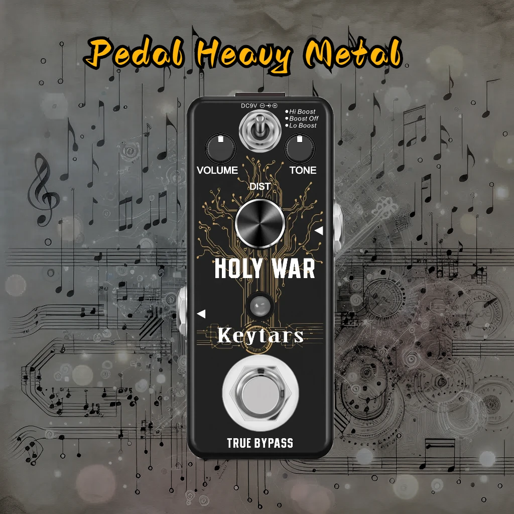 Keytars Guitar Holy Way Pedal Distortion Heavy Metal Effect DIST Pedals Metal Rock Sound Muff Classic Effector Mini Types