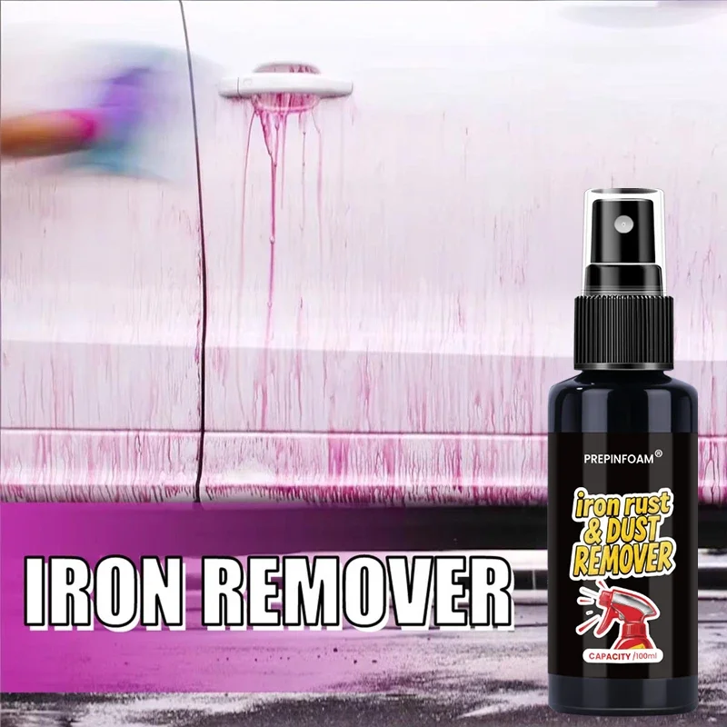 

Car Paint & Wheel Iron Dust Powder Cleaning Super Rust Dust Remover Agent Metal Surface Defender Auto Rim Clean Spray P31