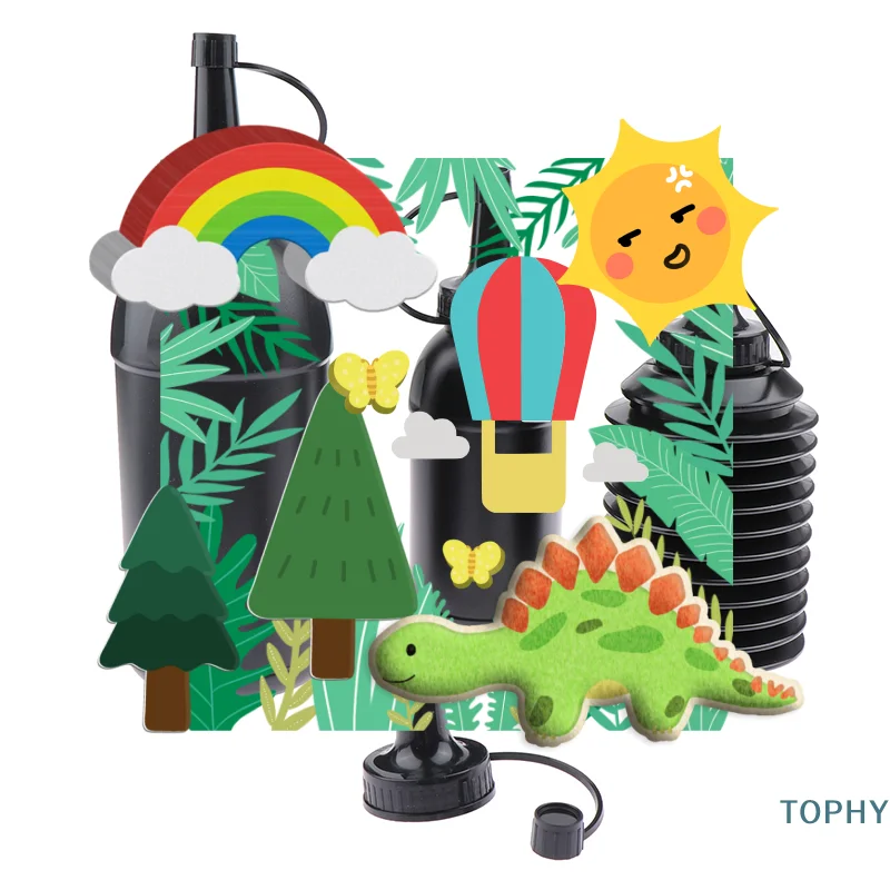 Pack de recharge de boules de gel d'eau ABS essentielles avec couvercle pour compléments de jouets