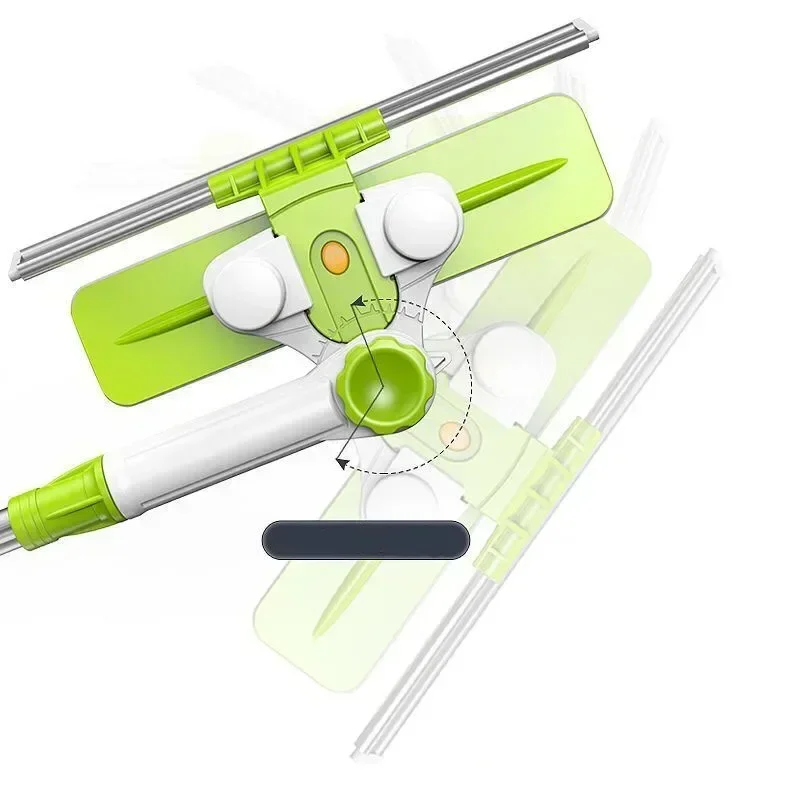 Hot Upgraded Telescopic High-rise Window Cleaning Glass Cleaner Brush for Washing Dust Window Brush Household Tools