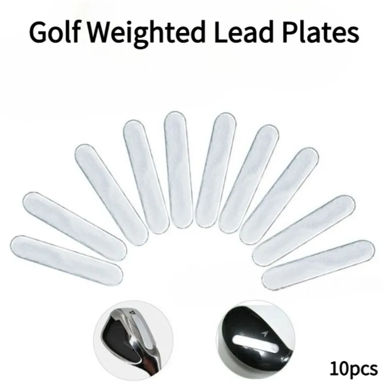 10 Pcs Weight 3g/piece Golf Club Weighted Lead Tape Add Swing Silver Golf Assisted Practice Tool Sports Supplies Drop Shipping