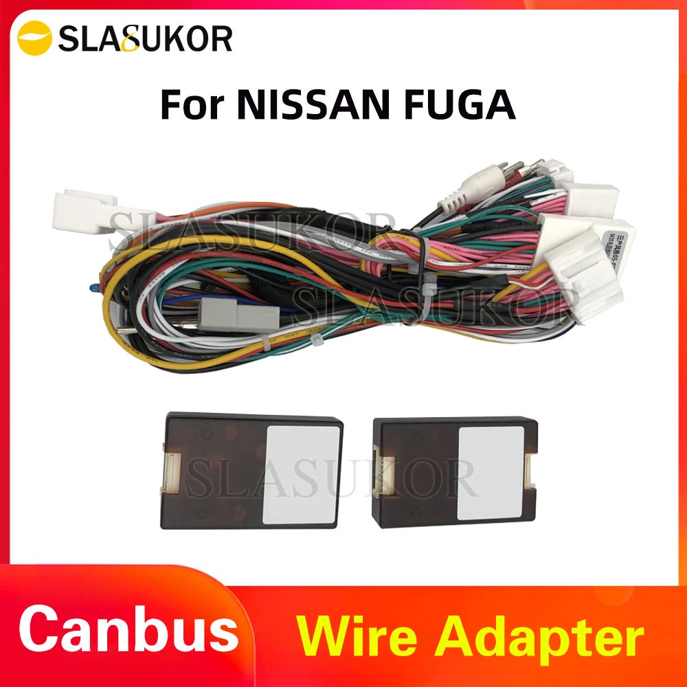 Canbus Box For NISSAN FUGA 2005-2010 Infiniti M35 2003 With Wire Canbus Decoder Canbus Protocol Box Android Car Radio Adapter