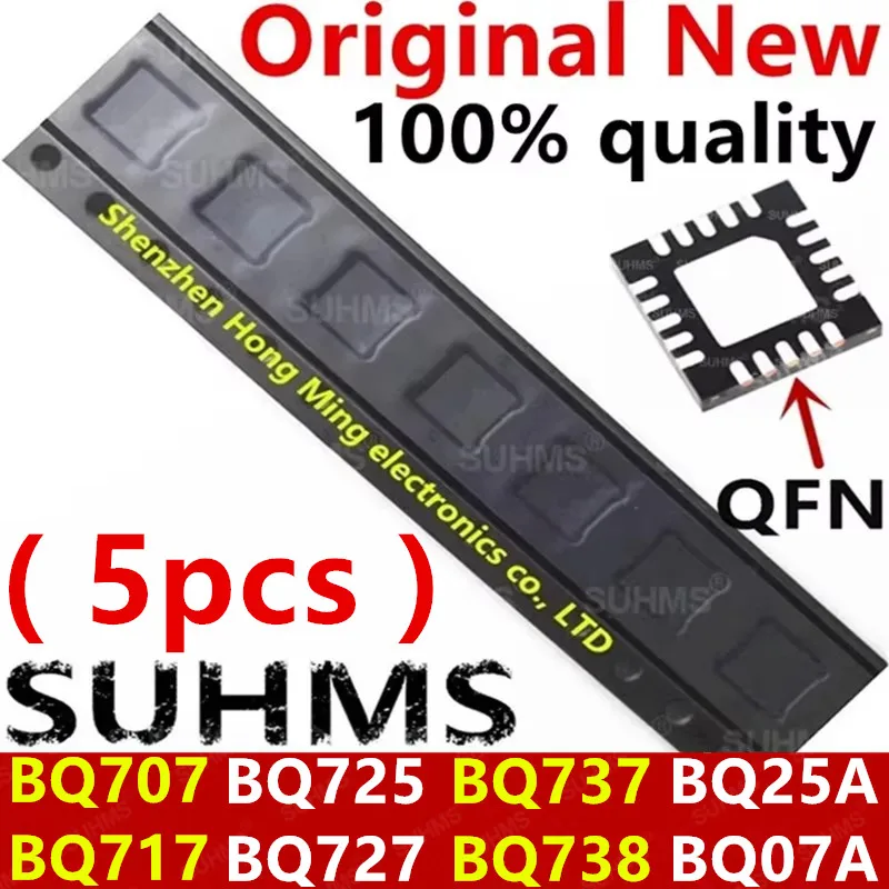 (5piece) New BQ25A BQ707 BQ07A BQ717 BQ725 BQ727 BQ737 BQ738 BQ24725A BQ24707 BQ24707A BQ24717 BQ24725 BQ24727 BQ24737 BQ24738