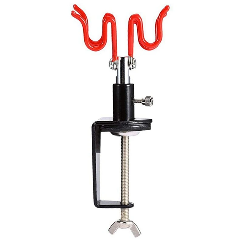ABAE-soporte de almacenamiento con Clip, 2 piezas de aerógrafo Hobby, soporte de mesa de escritorio, accesorios de herramientas de aerógrafo