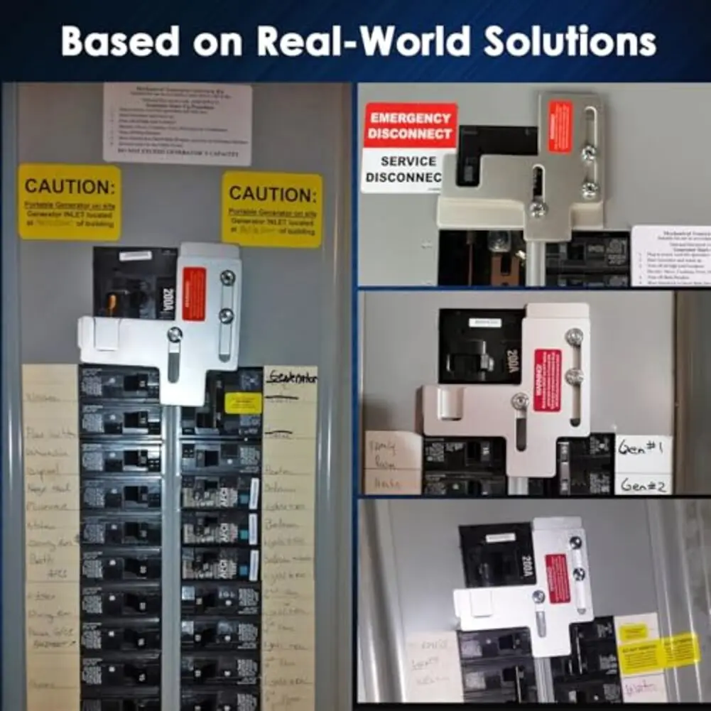 

Complete Generator Interlock Kit for Siemens 150 Amp 200 Amp Panels with Safety Features and Installation Guide